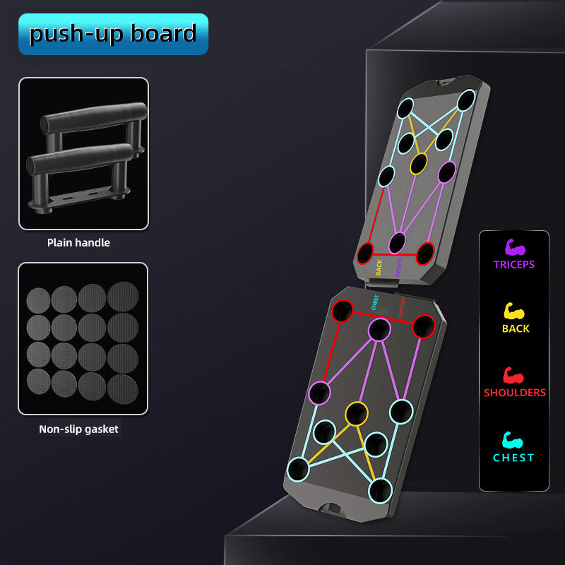 Multifunctional Push-Up Training Board with Non-Slip Mat
